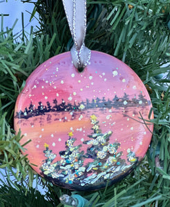 Hand painted ornaments