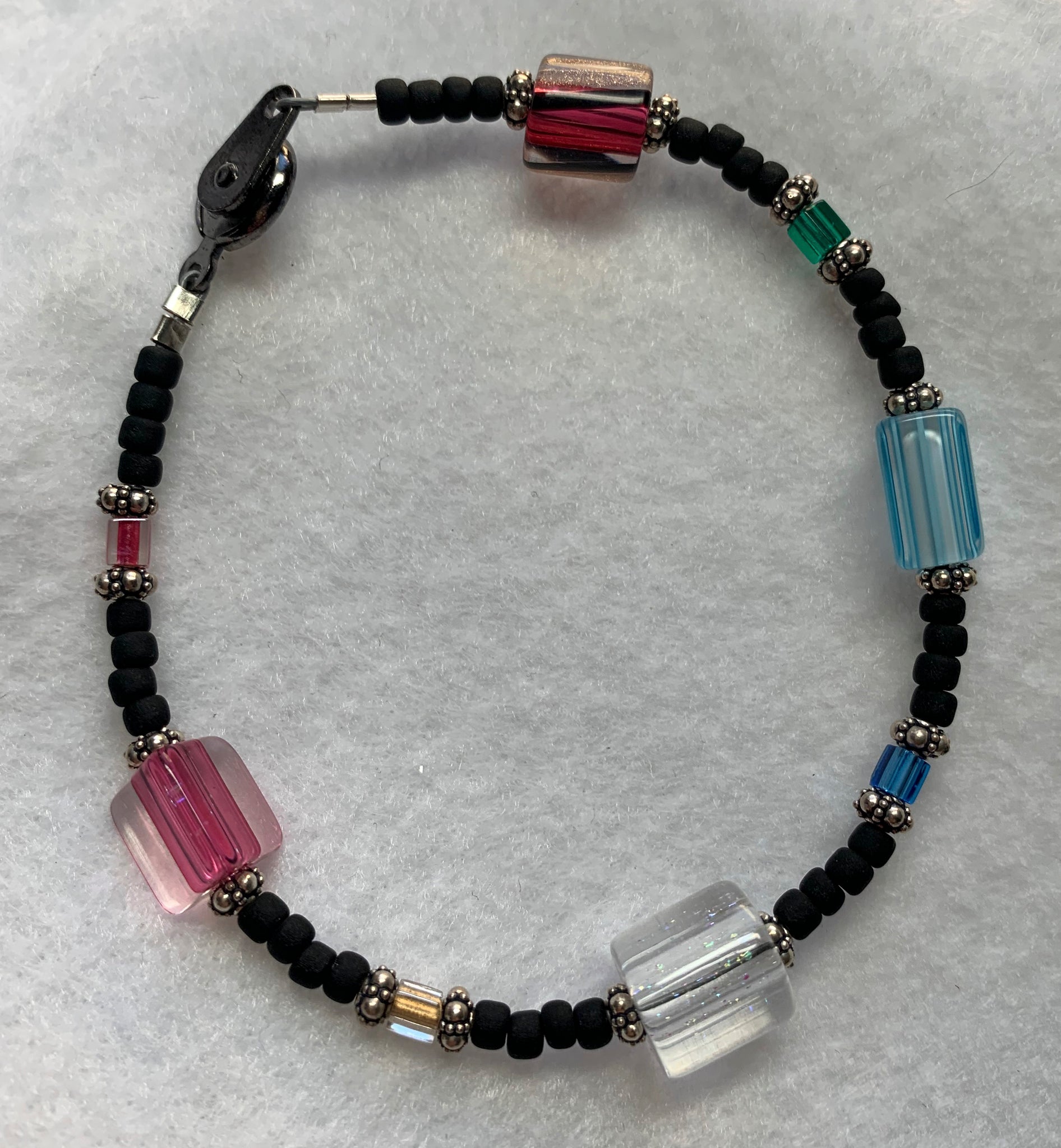 Cane glass bracelet